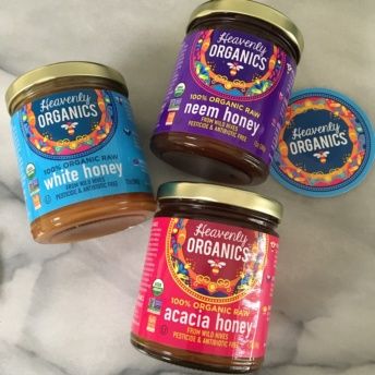 Gluten-free raw honey by Heavenly Organics